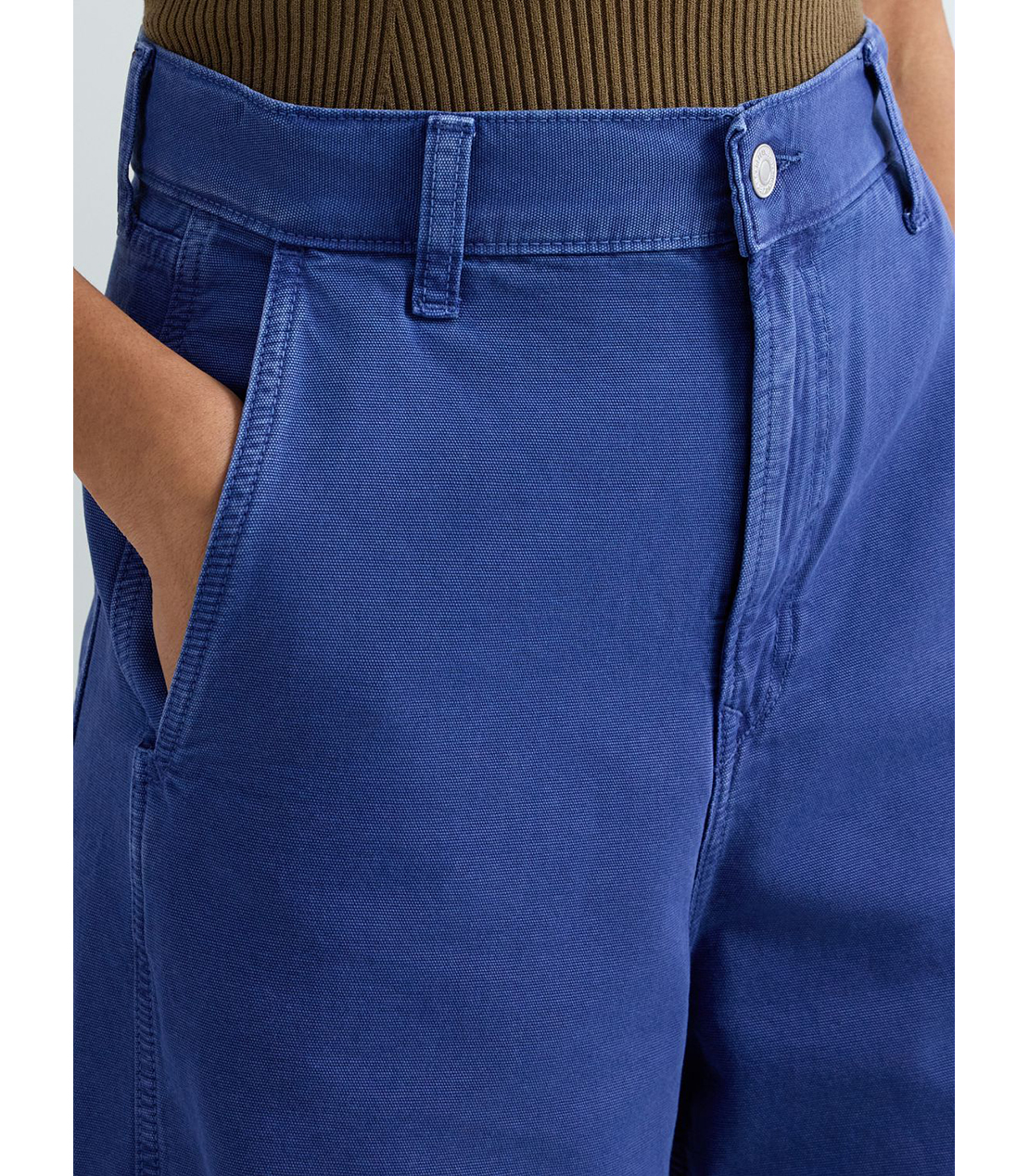 コットンワイドパンツ 詳細画像 ロイヤルブルー 5